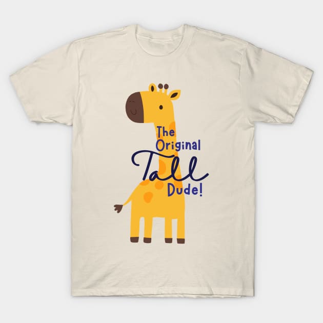 Giraffe Animal Cute Design T-Shirt by hireeeee26